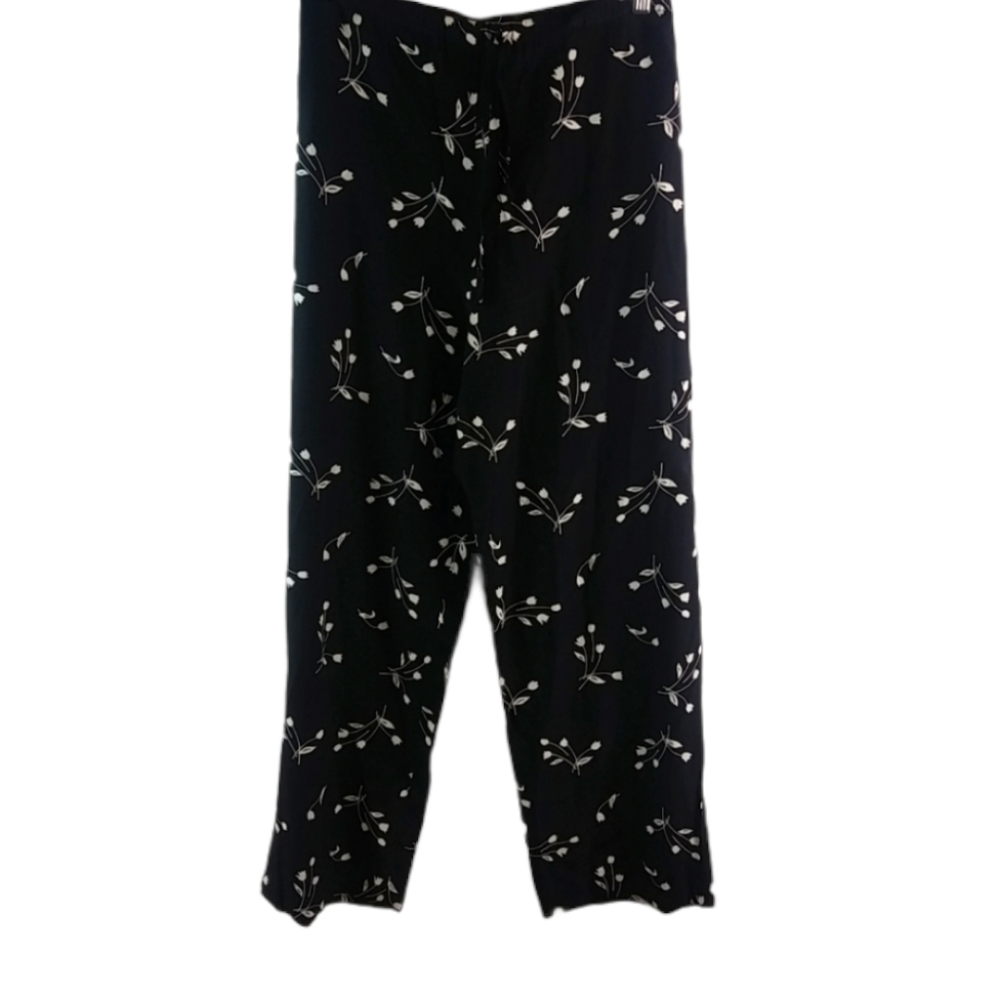 Real Clothes Sax Fifth 41Black Silk Lounge Pants M